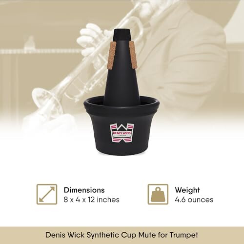 Denis Wick 5575 Cup Mute for for Bb Cornet or 2