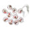 Santa Globe String Lights, PVC, 3.3yd, Battery Powered 1
