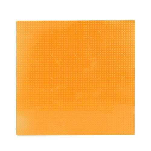 (Orange) Base Building Bricks Plate Construction Blocks Board Early Education Gift Toys