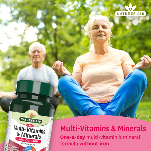 Natures Aid Natures Aid Multivitamins & Minerals Without Iron - High Strength 1