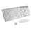 Wireless Keyboard and Mouse Combo  Silver 1