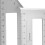 3D Multi-Angle Aluminum Miter Ruler 90/45 Woodworking Layout Tool 9