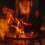 Cesta de fogo de malha cor de ferrugem 3
