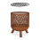 Cesta de fogo de malha cor de ferrugem 10