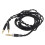 4.4mm Silver Plated Headphone Cable Replacement 3.9ft for D600 D7200 Elear 2