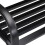 Čierna záhradná lavička 11