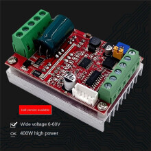 6-60V BLDC Three Phase Brushless Motor Controller 400W PWM Hall Motor Control Driver Board(Without Hall)