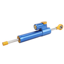 Amortiguador de dirección 75 mm de recorrido 2.95 in 256 mm Azul+Dorado