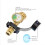 Propan-Adapter-Anschluss mit Leuchtendem Manometer-Adapter, Gastank-Konverter SL-YK01-1 6