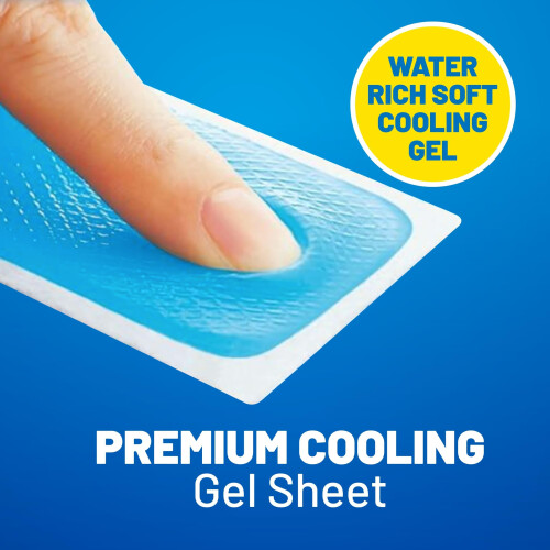 KOOL 'N' SOOTHE Migraine Cooling Gel Sheets, 4 2