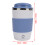 Selbstrührender Kaffeebecher 350ml 15x9cm Blau 2