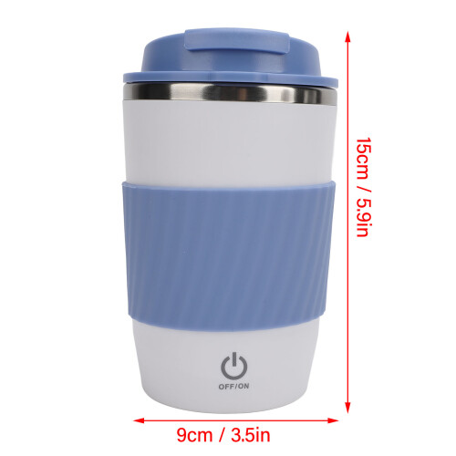 Selbstrührender Kaffeebecher 350ml 15x9cm Blau 1