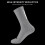Chaussettes d’équitation - 2,43 oz - Taille unique - Noir/Bleu/Blanc/Jaune 10