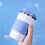 Selbstrührender Kaffeebecher 350ml 15x9cm Blau 16