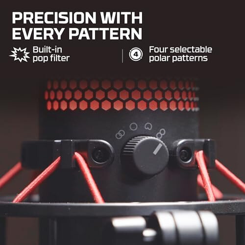 HyperX HyperX QuadCast – Standalone Microphone for streamers, content creators and 2