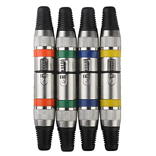 wecan 4 Packs 3 Pin Dmx Cable Dmx Lighting Cable, 2