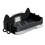 Bathroom Black Wall-Mounted Soap Dish Holder Square Design No Drilling Needed 3