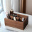 Black Walnut Multifunctional Storage Box Solid Wood Living Room Remote Control Desktop Storage Box Cosmetics Organizer 4