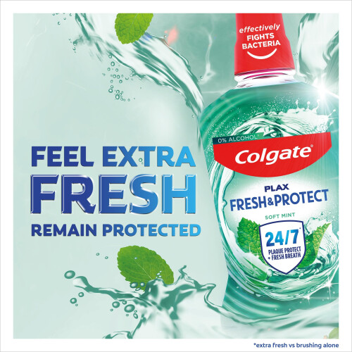 Colgate Colgate Plax Soft Mint Mouthwash 1000ml, Alcohol Free 1