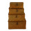 Seagrass Storage Baskets with Lids, Woven Rectangular Basket Bins, Wicker Storage Organizer for Shelf, Set of 4 5