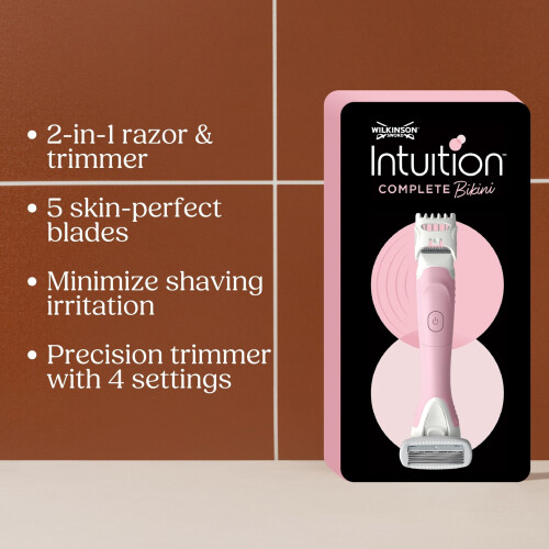 Wilkinson Sword Wilkinson Sword Intuition Complete Bikini Womens 2in1 Trimmer and Razor 1