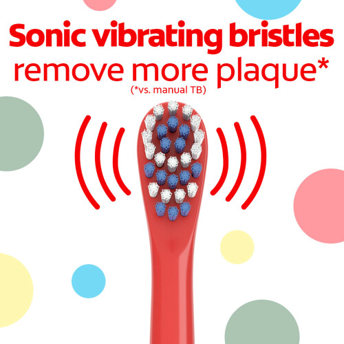 Colgate Colgate Kids Battery Powered Toothbrush with Extra Soft Bristles, Flat 2