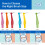 Tepe Tepe Angled Blue Interdental Brush 0.6mm 25 Pack 4