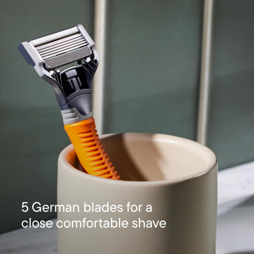 Harry's Harry's Original Starter Set; Includes Weighted Handle and 3 German 2
