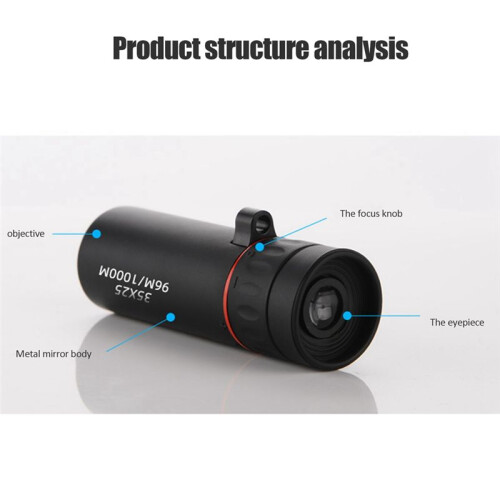 30X25 Outdoor Binoculars with High Resolution Night Vision  Portable Binoculars 2