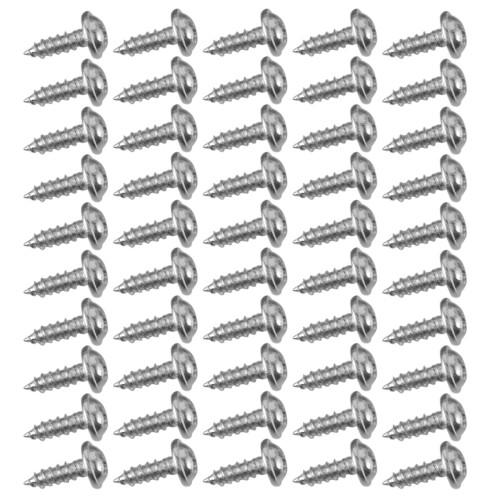 50 Pcs D-Ring Picture Frame Hanging Hooks Double Hole Hangers with Screws Silver 1