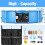 Pool Storage Bag Above Ground Pool Storage Organizer with Mesh Pockets Poolside Storage Mesh Package for Most Pools 7