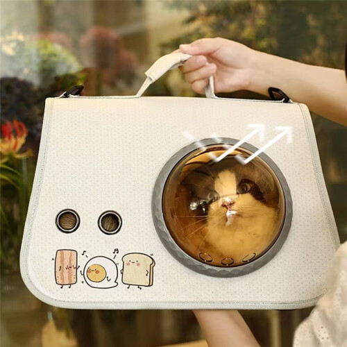 Cat Pet Air Bag Transparent Window Design Breathable Ventilation 1
