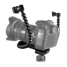 Soporte de Montaje de Soporte de Flash de Zapata de Doble Brazo Flexible para    Macro Shot Accesorios de CáMara