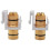 Banaan Jack Binding Post  Jack Insert met Zwarte &  Ringen, Schroef Type Audio Speaker , 2 Paar/4 Pack 6