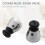Pentola un Pressione Relief Jigger Valve1,5 Pollici Ad Alta 2 Pezzi Nero 4