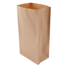 100PCS Square Bottom Food Paper Bags Paper Bags Breakfast Paper Bags for Food