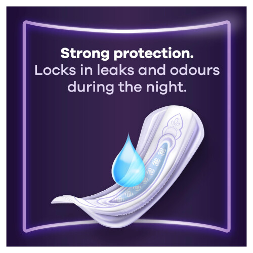 Always Discreet Incontinence Pads Women Ultimate Night 48 Count Extra Secure & Discreet 1