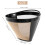 2PCS Reusable Cone Coffee Maker Filters for  Coffee Bar Brewer Replacement Permanent Basket Filter 4