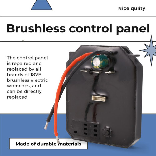 Universal Brushless Electric Wrench Accessories Control Board 18V Lithium Battery Controller Speed Regulation 1