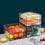 Plastic Fruit Vegetable Storage with Drainer Fridge Organizer Keep Fresh Food Container ,Single Layer 7