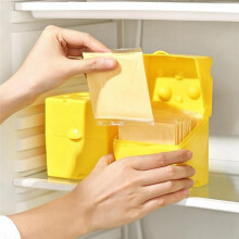 Cheese Storage Container Cute Kitchen Accessories with Lid Cute Kitchen Accessories Slice Cheese Holder Cheese Design