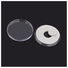 180 Pcs 46mm Coin Cases Capsules Holder Applied Clear Plastic Round Storage Box