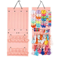 Bow Organizer for Girls,Use Hair Bows Holder Large Hair Clips Storage Hanger,Baby Hair Accessory Organizer