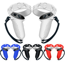 VR Handle Silicone Protective Cover for Quest 2 Controller Grips Strap for Quest 2 VR Accesories(Black)