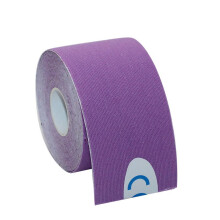 (Purple)1 Rotolo 5cm X 5m Nastro Kinesiologico Kt Tensione Muscolare Supporto Lesioni Fisio Sport
