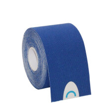 (Blue)1 Rotolo 5cm X 5m Nastro Kinesiologico Kt Tensione Muscolare Supporto Lesioni Fisio Sport