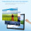 12 Inch Digital Picture Frame Multi-Function HD 1280X800 with Press Button Electronic Photo Album US Plug 7