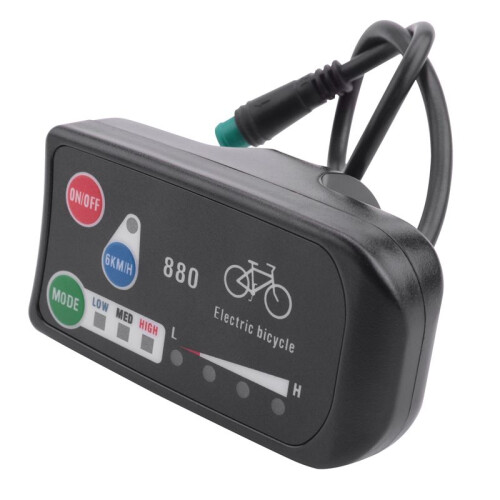 Electric Bicycle Display 36V 48V Ebike Ligent Control Panel Lcd Display LED880 Waterproof Controller for KT 2