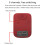 Digital LCD Electronic Finger Ring Hand Tally Counter 6 Digit Rechargeable Counters Clicker-Red 5