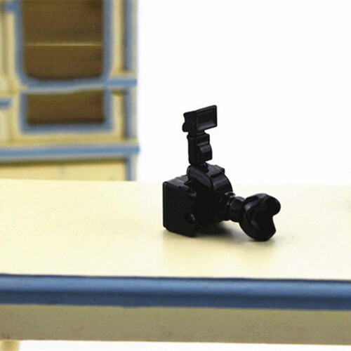 Miniature Toy Model Scene Doll House Accessories  SLR Camera Scene Work 2